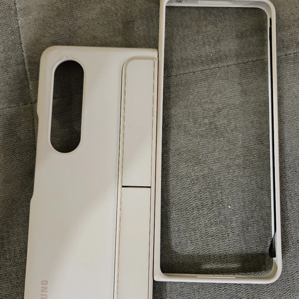 Samsung Standing Cover with S Pen for Galaxy Z Fold4 - Sand Color